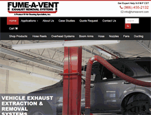 Tablet Screenshot of fumeavent.com
